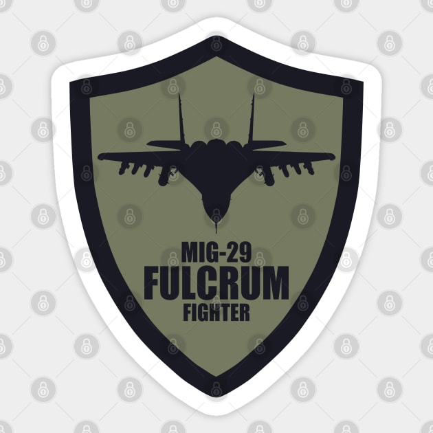 MIG-29 Fulcrum Sticker by TCP